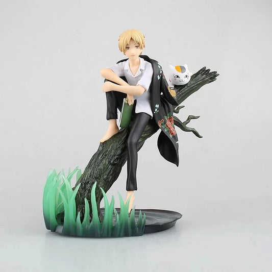 Natsume Yuujinchou with Nyanko Sensei Anime Figurines, Book of Friend Figures PVC Statue 17 CM