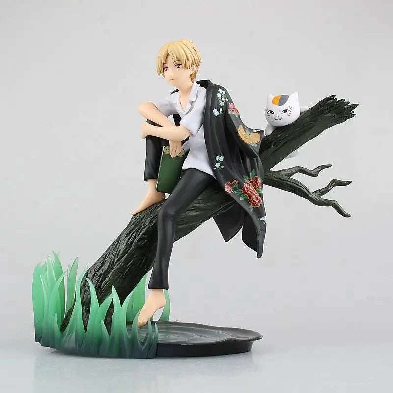 Natsume Yuujinchou with Nyanko Sensei Anime Figurines, Book of Friend Figures PVC Statue 17 CM