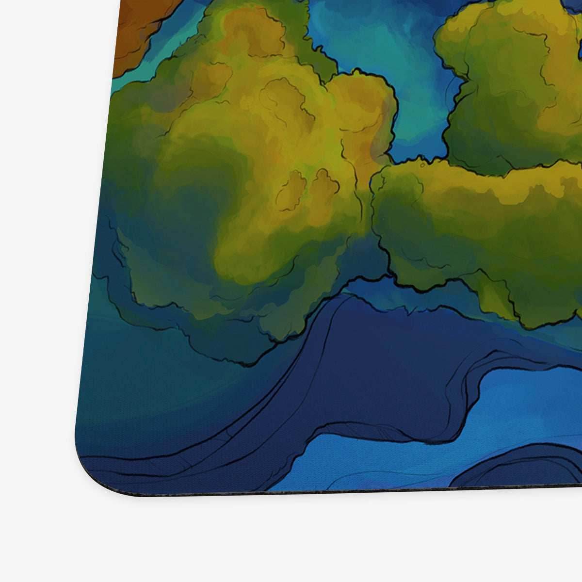 Dragon's Slumber Playmat - Standard Playmat / Plain