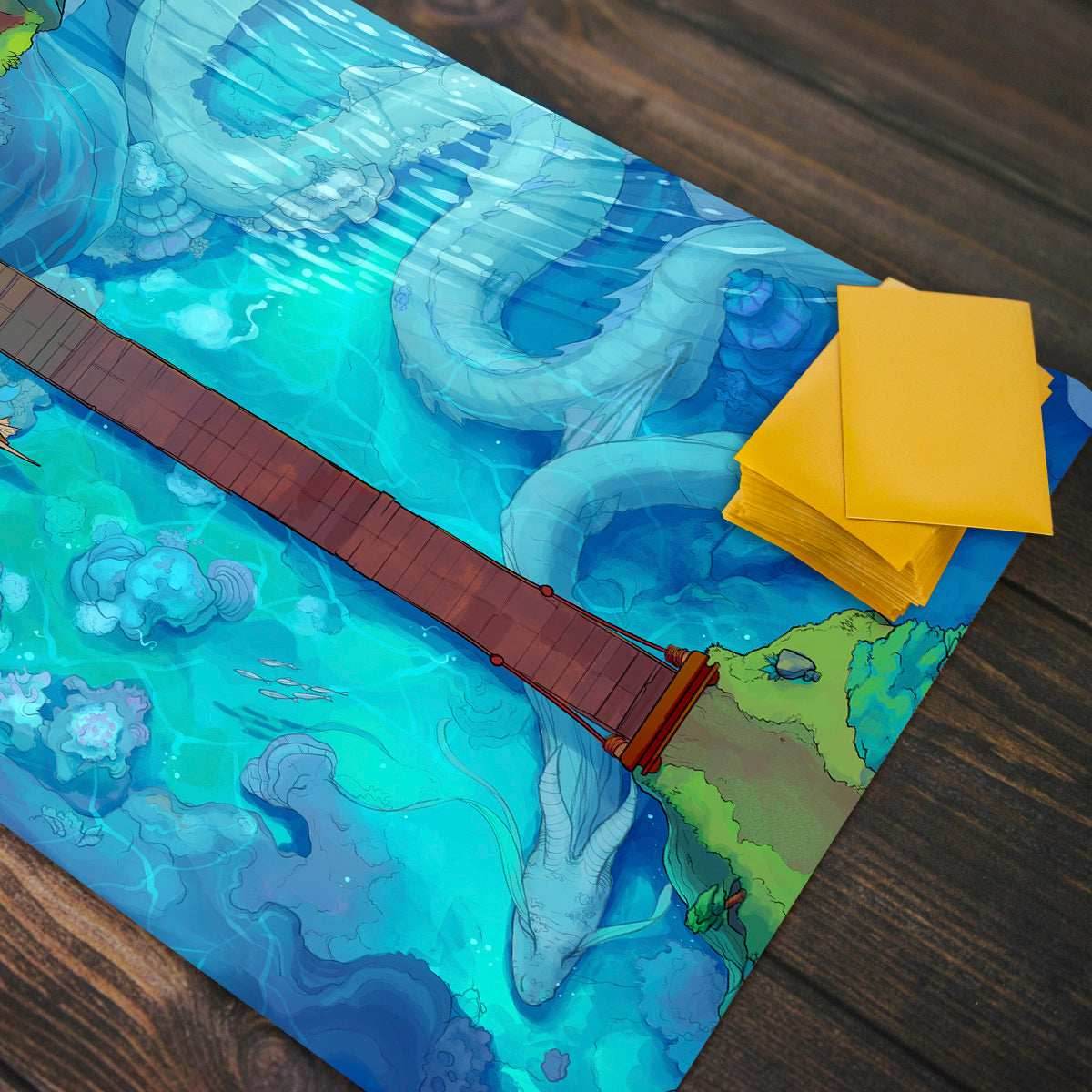 Dragon's Slumber Playmat - Standard Playmat / Plain