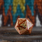 Navajo Red Jasper Stone Dice Set