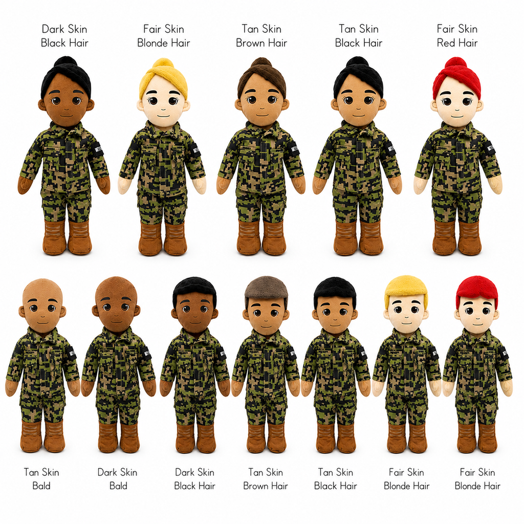 My Hero™ Daddy Doll Navy Sailor | Custom Recordable Plush