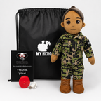 My Hero™ Daddy Doll Navy Sailor | Custom Recordable Plush