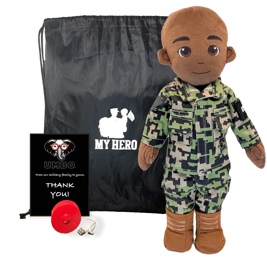 My Hero™ Daddy Doll Navy Sailor | Custom Recordable Plush