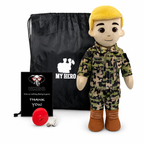 My Hero™ Daddy Doll Navy Sailor | Custom Recordable Plush