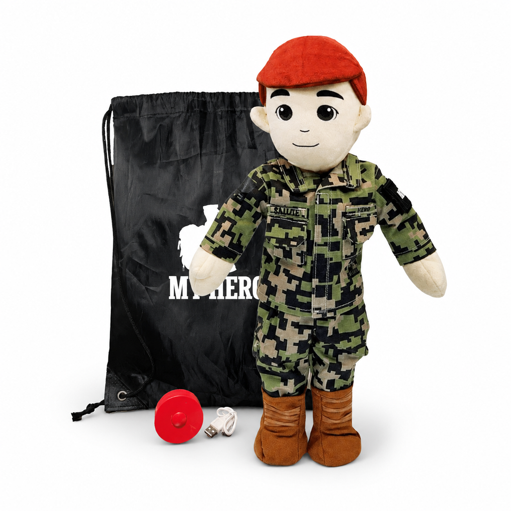 My Hero™ Daddy Doll Navy Sailor | Custom Recordable Plush
