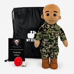 My Hero™ Daddy Doll Navy Sailor | Custom Recordable Plush