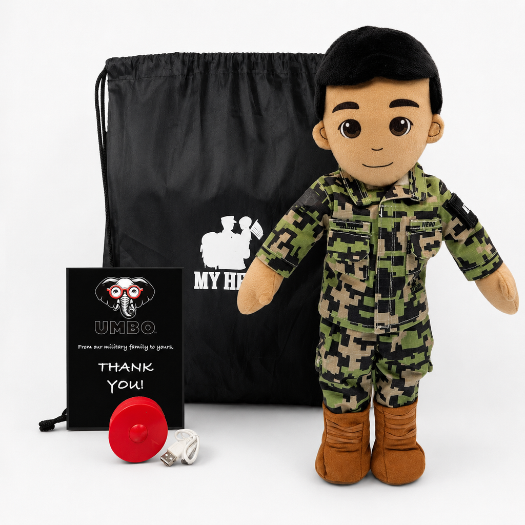 My Hero™ Daddy Doll Navy Sailor | Custom Recordable Plush