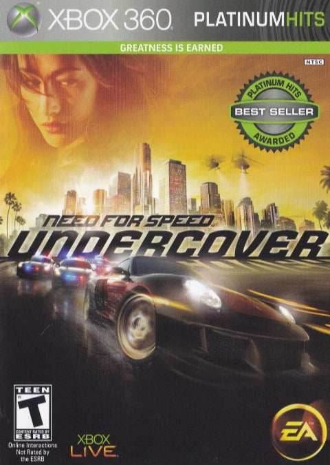 Need For Speed: Undercover (Platinum Hits) (Xbox 360) - Game Only