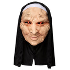 Scary Movie Nun Halloween Cosplay Costume Light Up Halloween Costume Mask