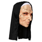 Scary Movie Nun Halloween Cosplay Costume Light Up Halloween Costume Mask