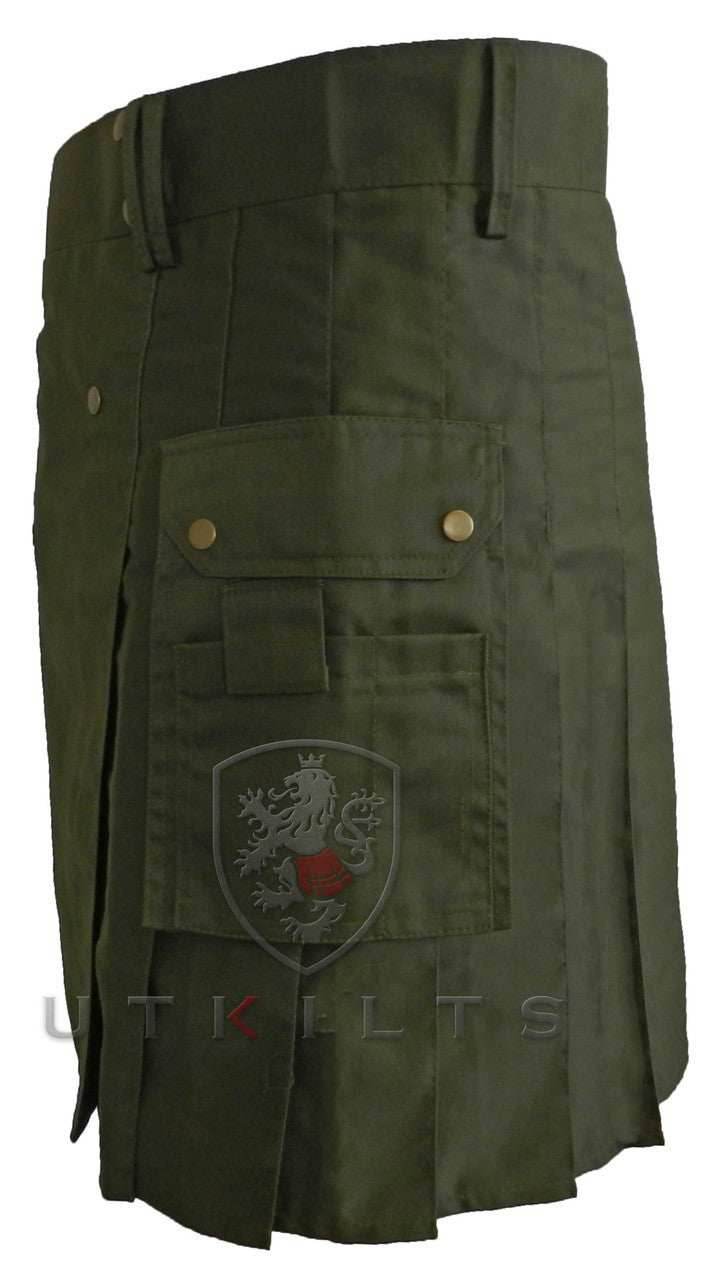 Standard II Olive Green Utility Kilt - 30 / 22
