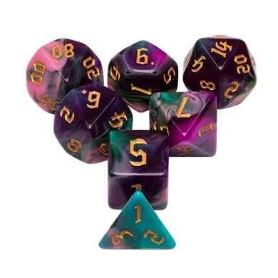 Night Elves RPG Dice Set - 