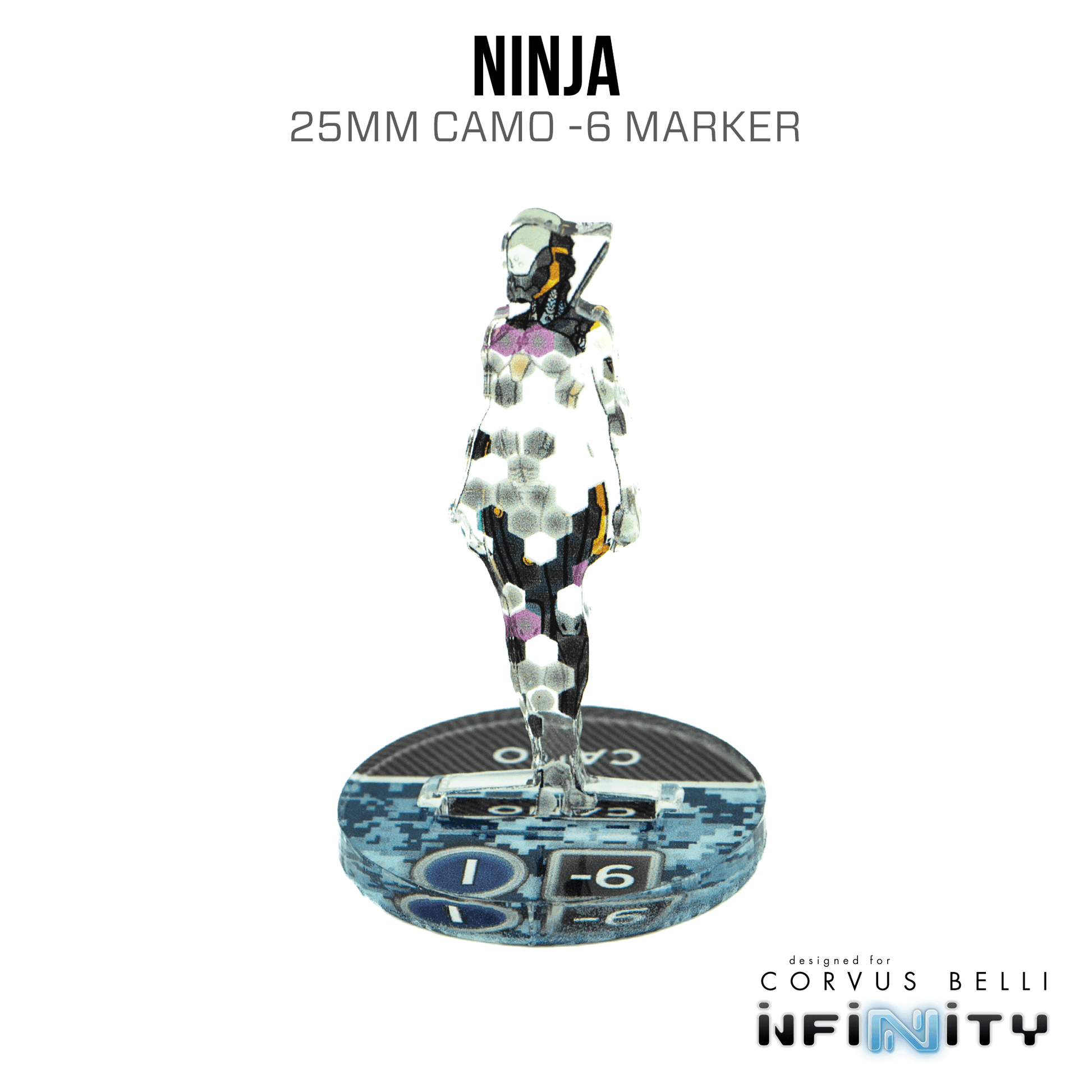Infinity 3D Markers: Ninja (25mm Camo -6) - A