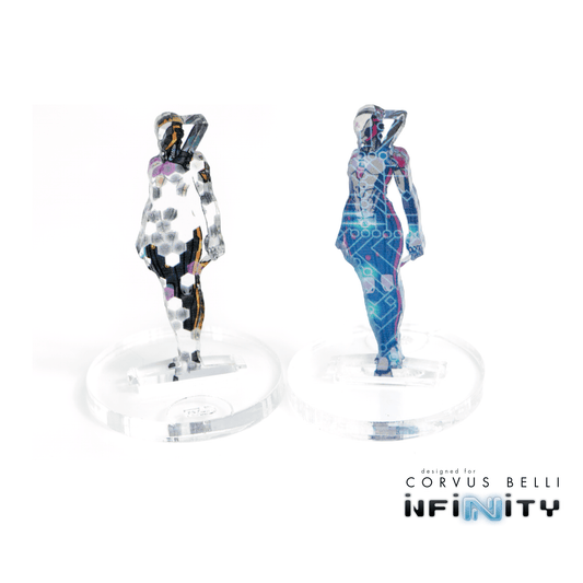 Infinity 3D Markers: Ninja (25mm Camo -6, Cybermask) - Camo -6 / A