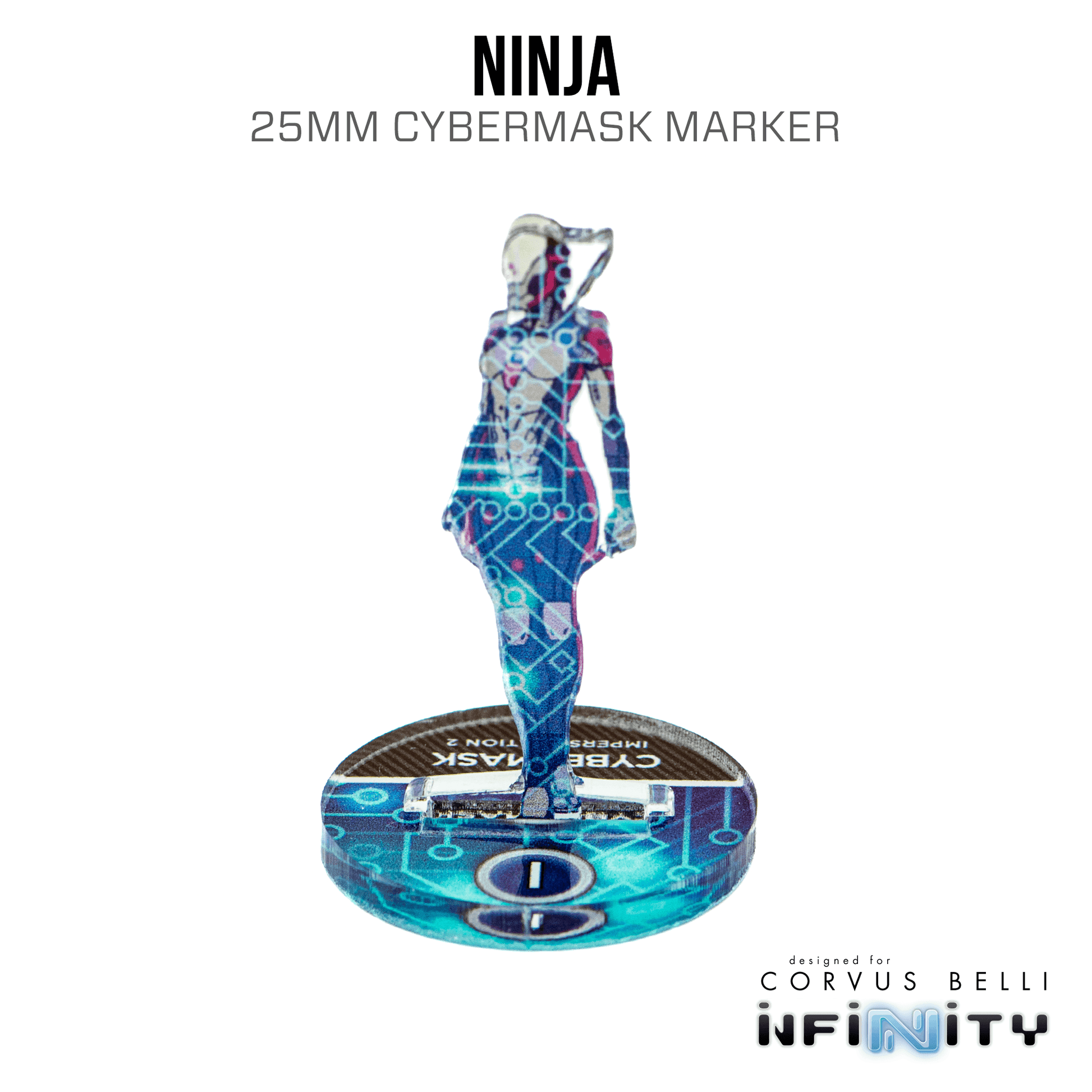Infinity 3D Markers: Ninja (25mm Cybermask) - A