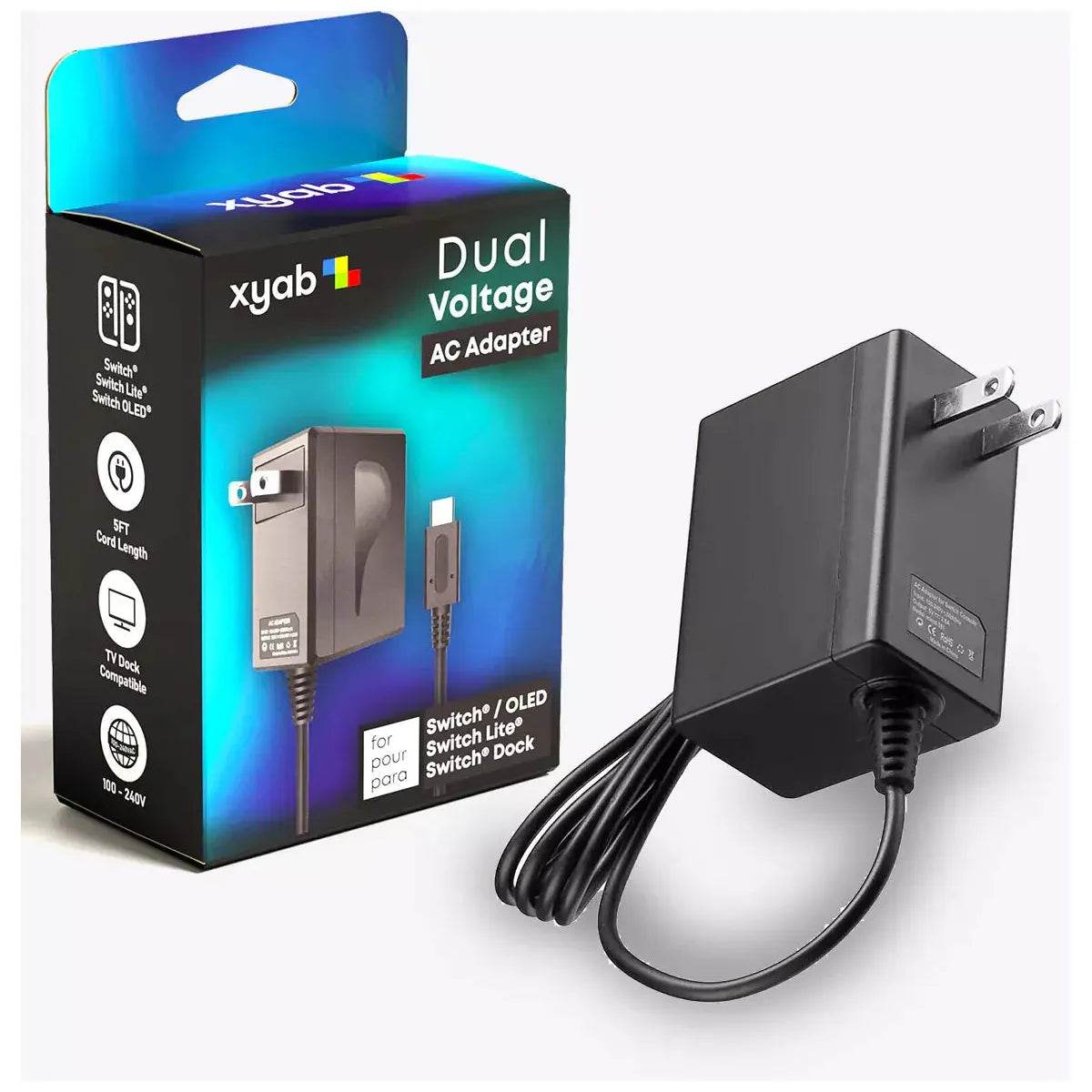 AC Power Adapter Charger Compatible With Nintendo Switch | Nintendo Switch OLED - 