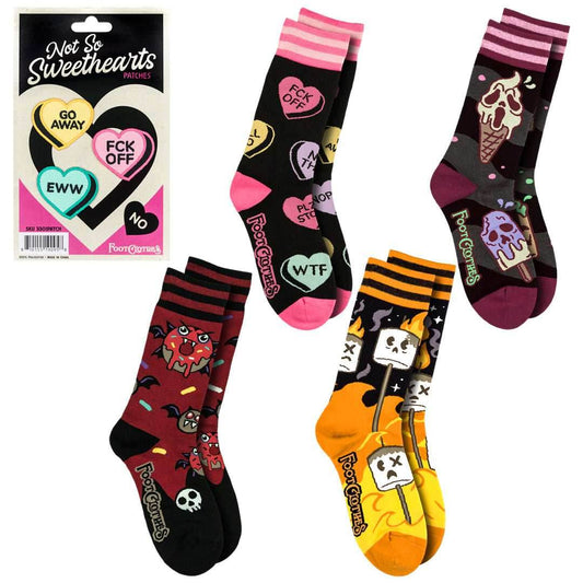 LIMITED Not So Sweet Socks and Patches Pack | 4 Designs - 
