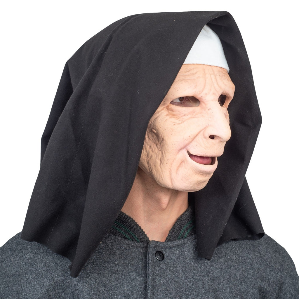 Nun on the Run Halloween Costume Mask Scary Cosplay