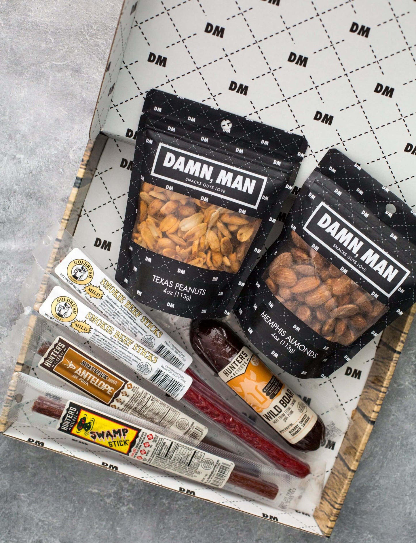 Nuts & Exotic Meats Box – Gourmet Wild Game Sausages & Nut Snacks | Adventure Sampler