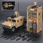 Desert Outpost and Humvee - Mil-Blox