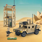Desert Outpost and Humvee - Mil-Blox