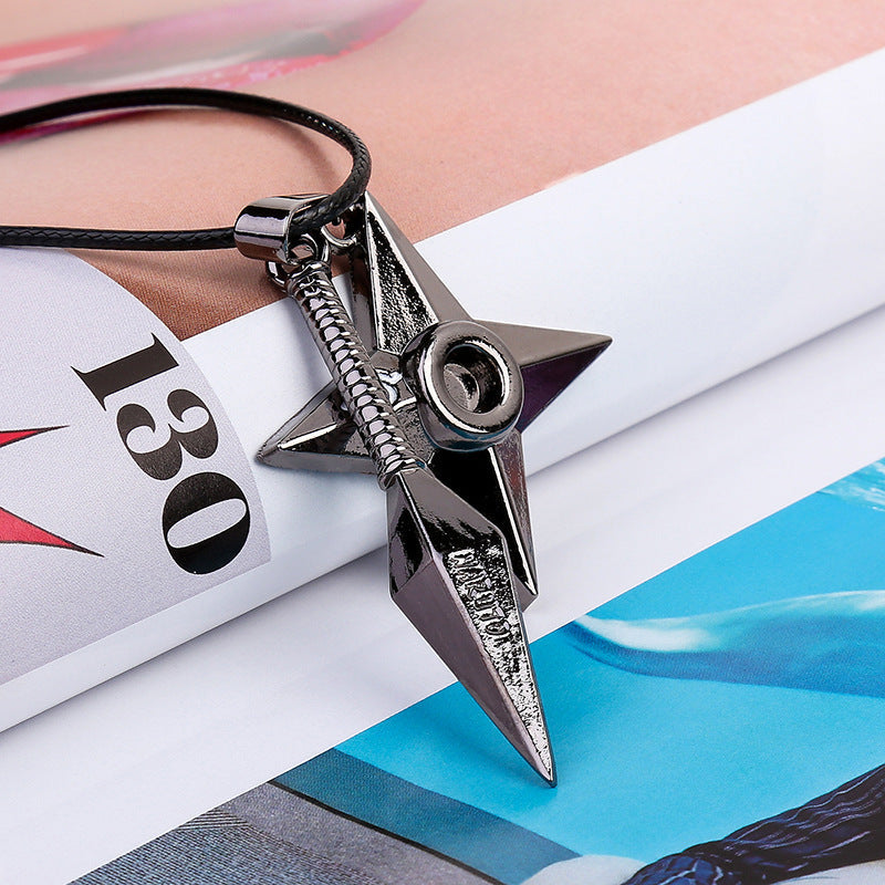 Alloy Accessories Anime Peripheral Ornament Wood Necklaces
