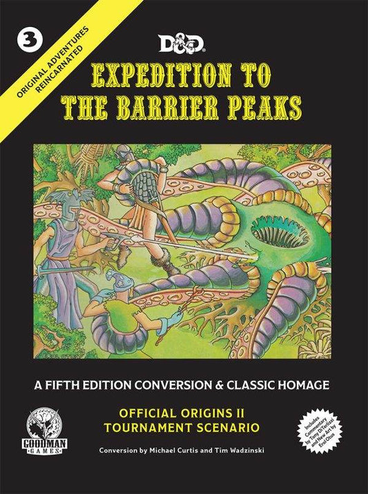 GMG Original Adventures Reincarnated #3: Expedition to the Barrier Peaks (5E Adventure, Hardback) - 