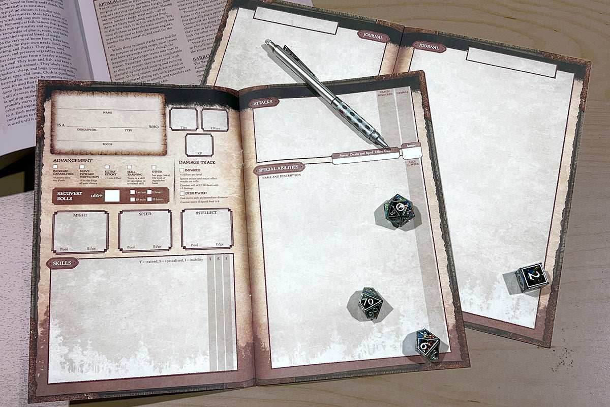 Old Gods of Appalachia - Character Portfolios (5-pack) - 