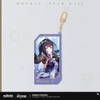 Invitation From The Stellar Series Glitter Quicksand Acrylic Keychain Honkai: Star Rail