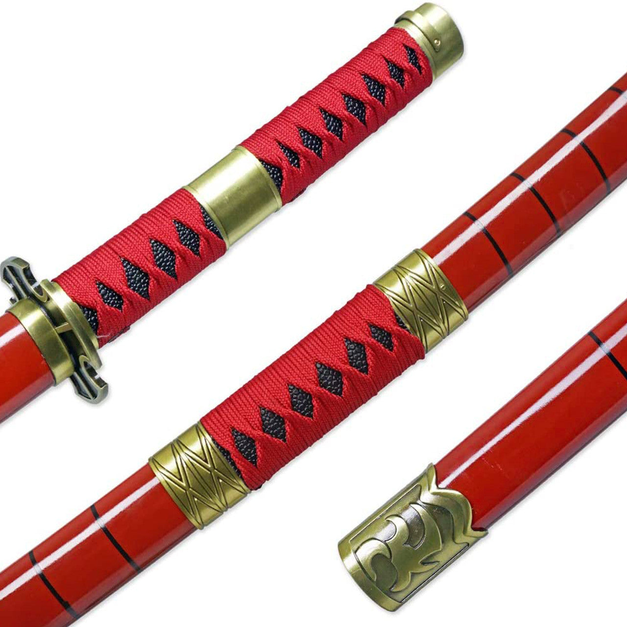 One piece Zoro Sandai Kitetsu Katana Sword-4