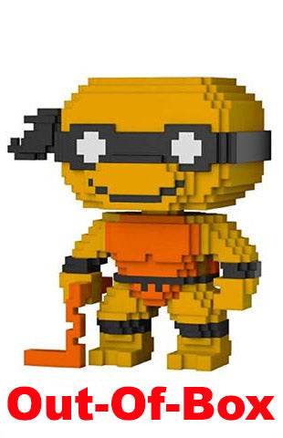 Out-Of-Box Michelangelo (8-Bit Neon, Teenage Mutant Ninja Turtles) 07 - Funko Shop Exclusive - 