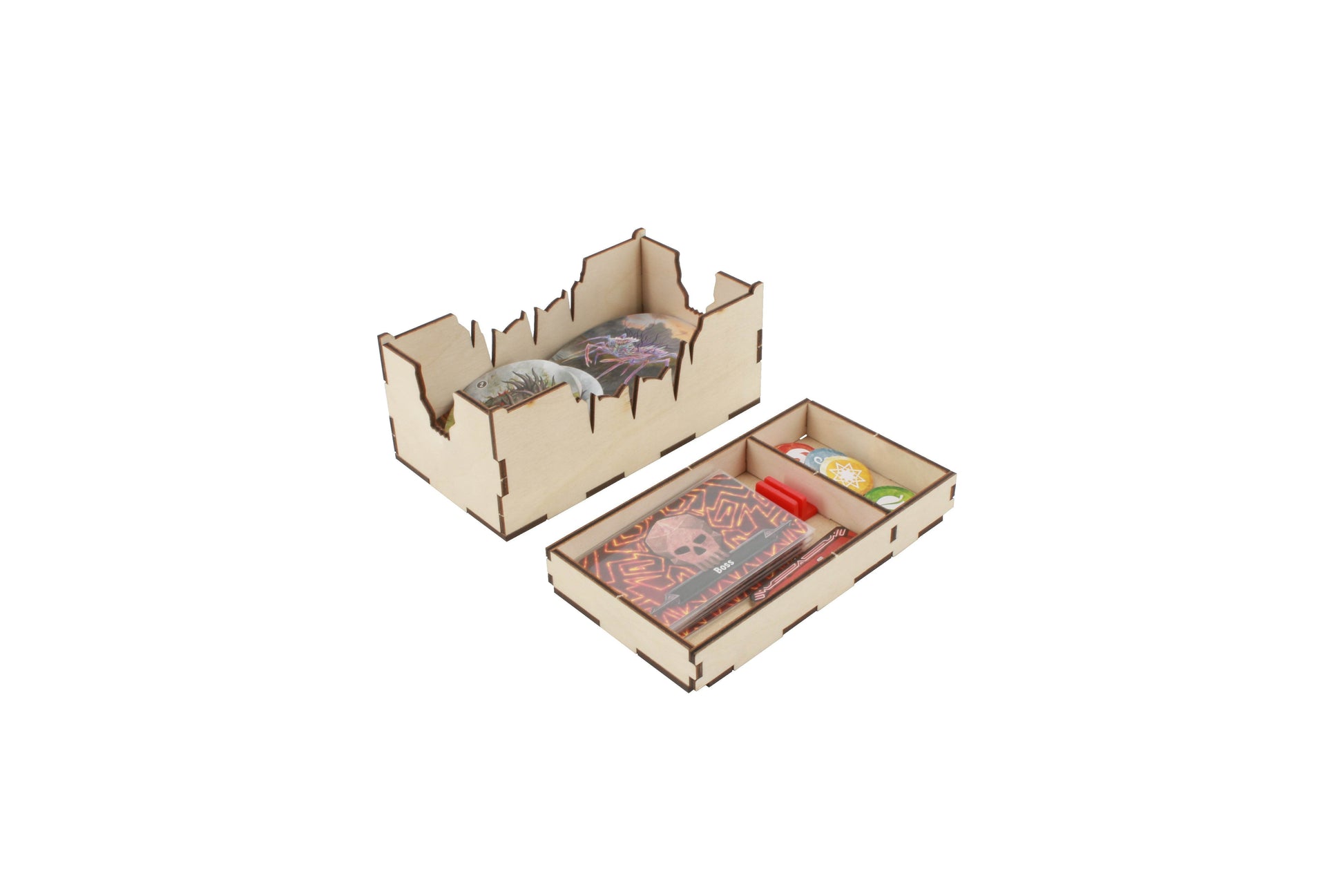Frosthaven Compatible Game Organizer with Monster Tuck Boxes - 