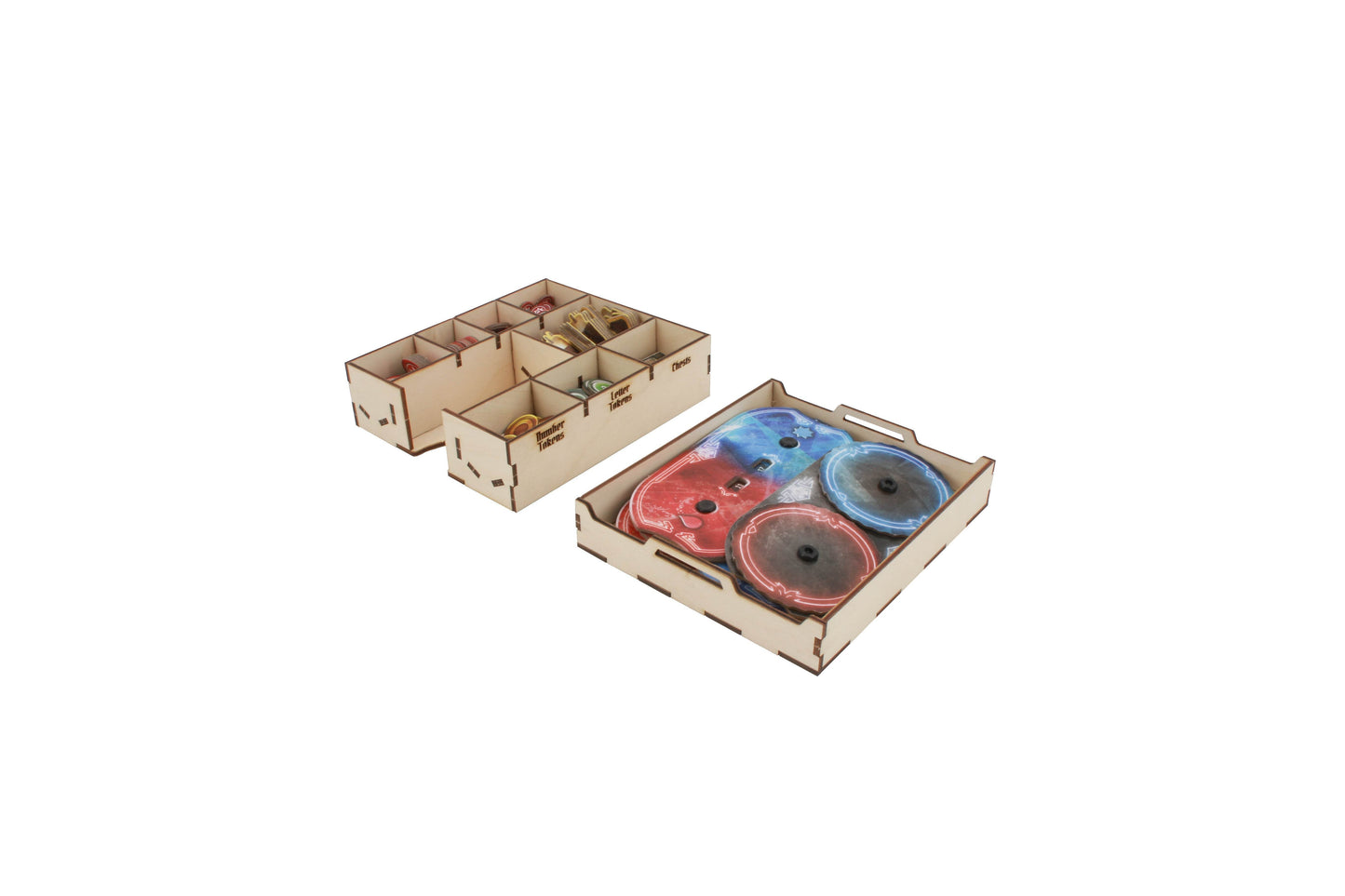 Frosthaven Compatible Game Organizer with Monster Trays - 