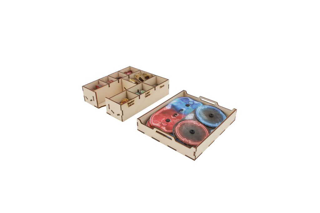 Frosthaven Compatible Game Organizer with Monster Tuck Boxes - 