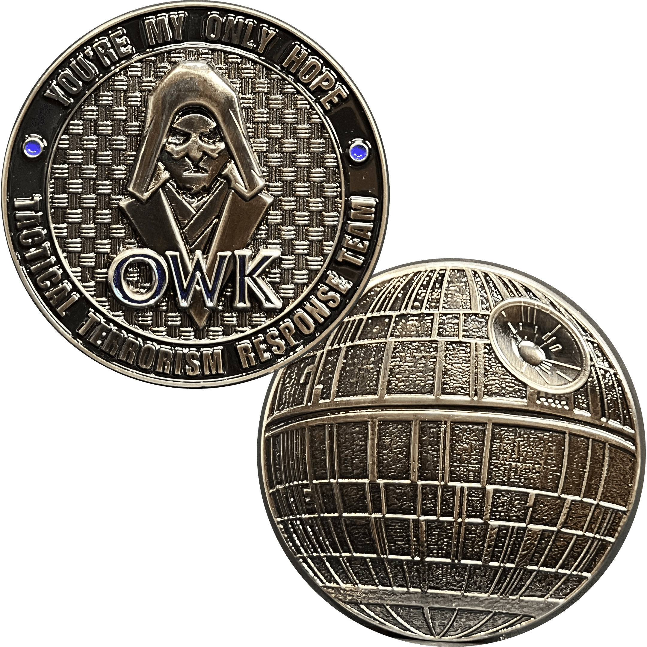 DL13-008 Obi-wan Kenobi You're My Only Hope Death Star TACTICAL TERRORISM RESPONSE TEAM 10 TTRT CBP Challenge Coin - 