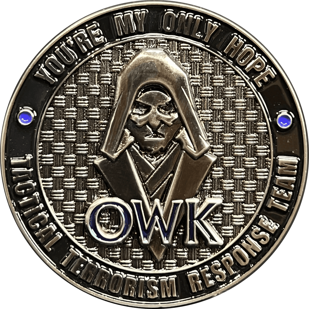 DL13-008 Obi-wan Kenobi You're My Only Hope Death Star TACTICAL TERRORISM RESPONSE TEAM 10 TTRT CBP Challenge Coin - 