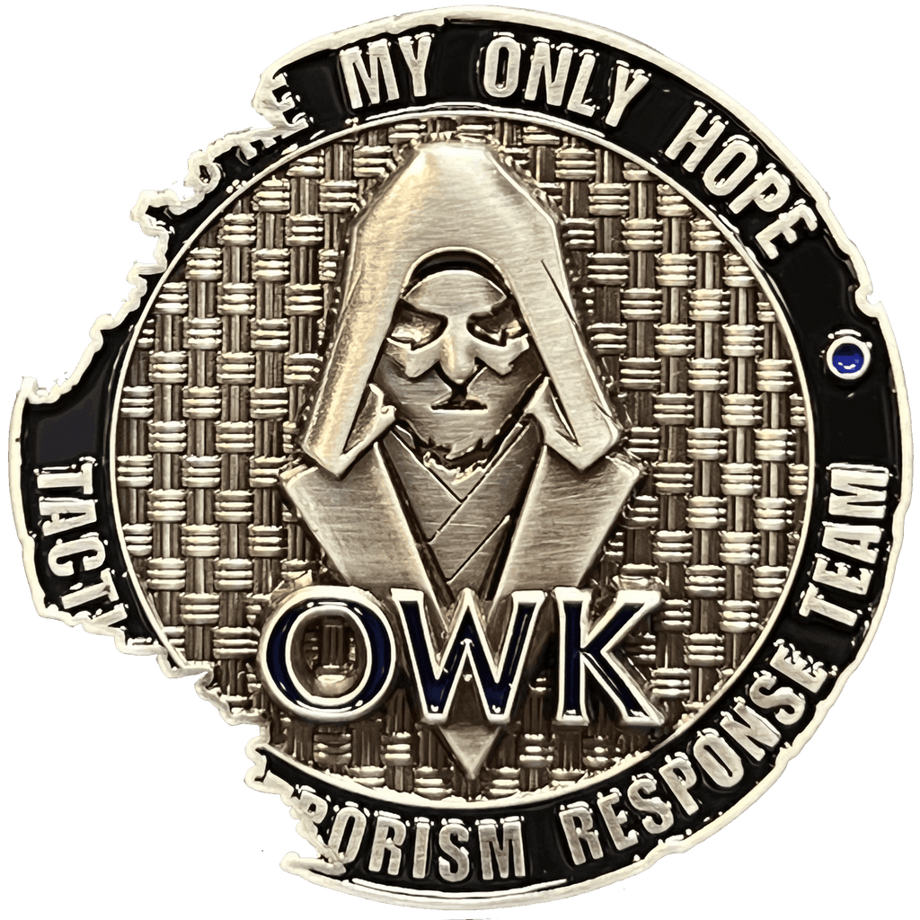 DL13-009 Obi-wan Kenobi You're My Only Hope Death Star II Rogue TACTICAL TERRORISM RESPONSE TEAM 12 TTRT CBP Challenge Coin - 