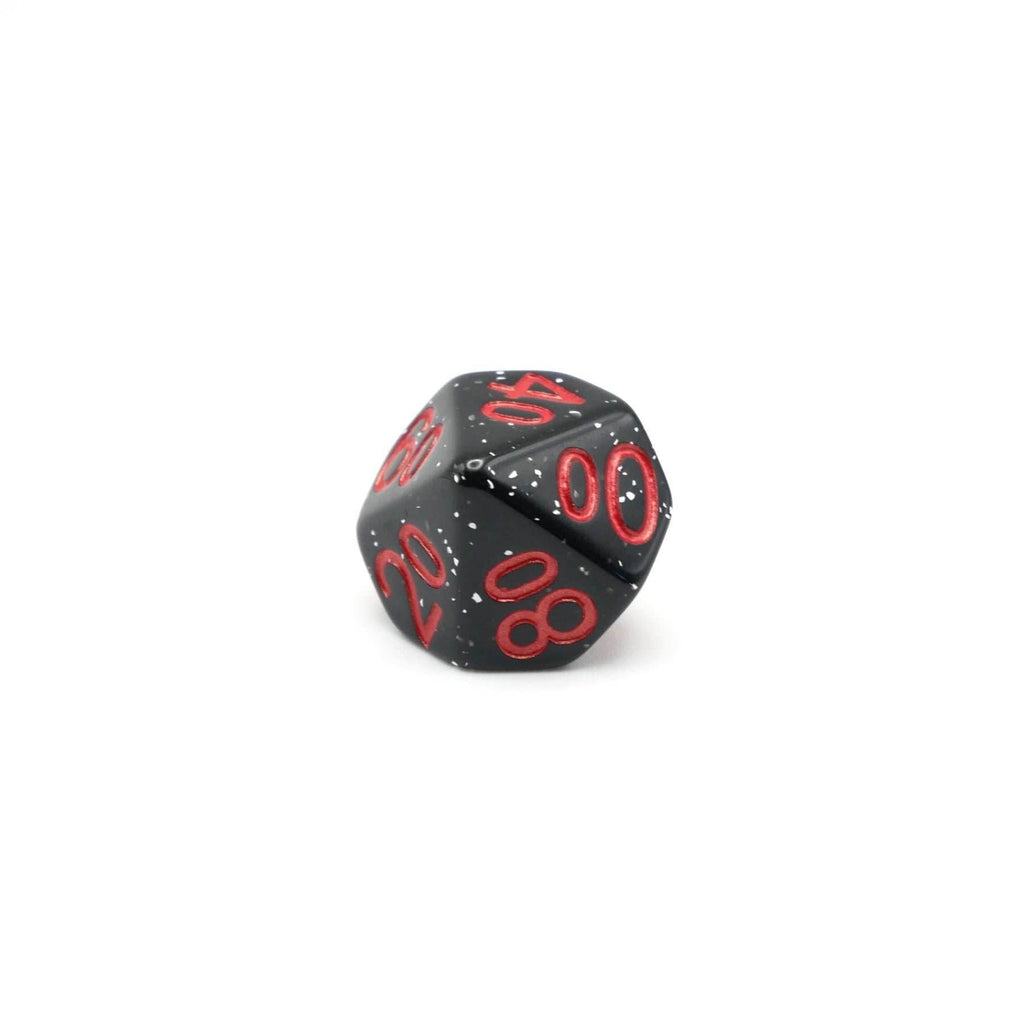 Obsidian Malphite - 7 Piece DnD Dice Set | Acrylic RPG Gaming Dice - 