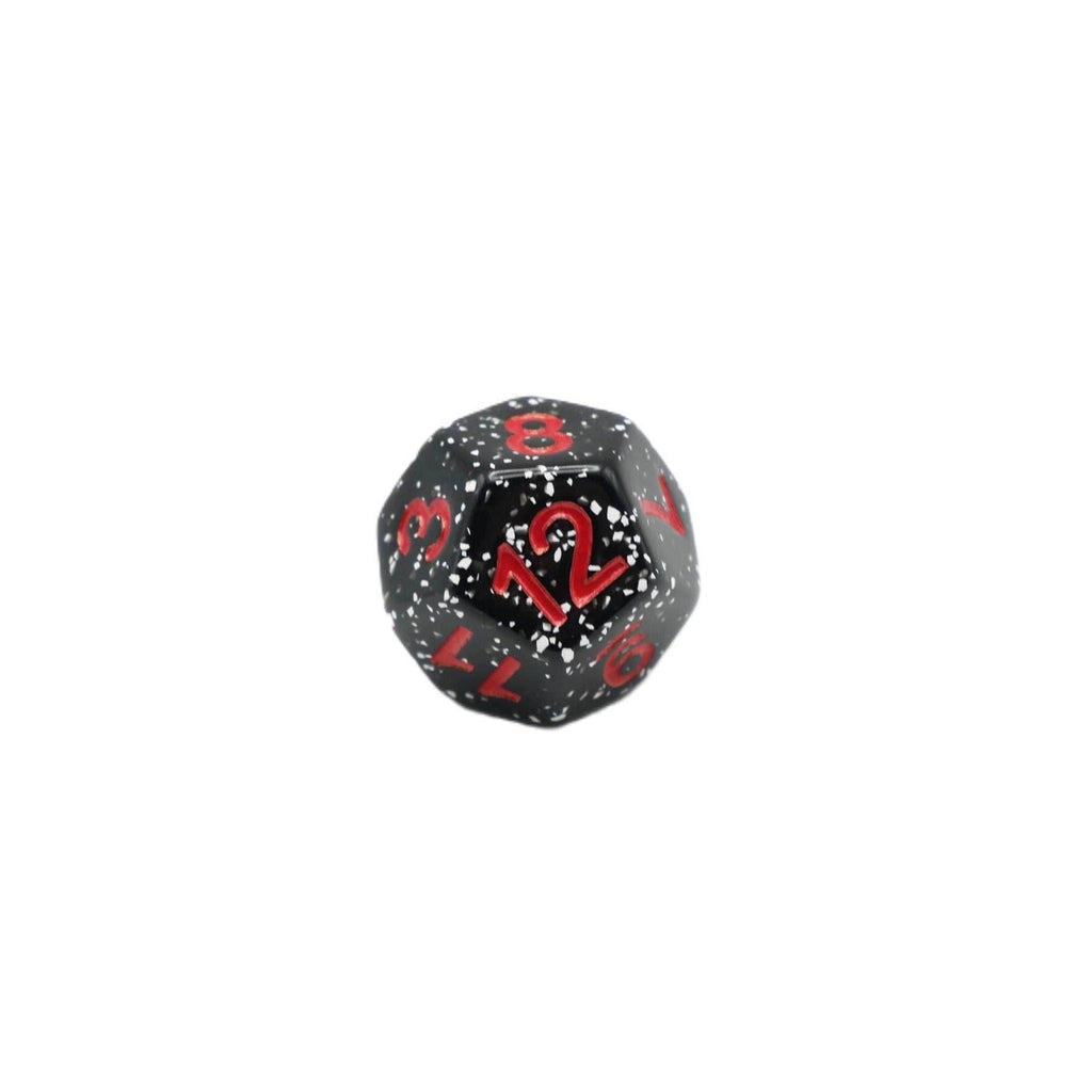 Obsidian Malphite - 7 Piece DnD Dice Set | Acrylic RPG Gaming Dice - 