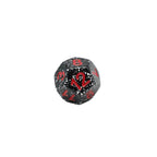 Obsidian Malphite - 7 Piece DnD Dice Set | Acrylic RPG Gaming Dice - 
