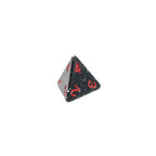 Obsidian Malphite - 7 Piece DnD Dice Set | Acrylic RPG Gaming Dice - 
