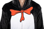 Officially Licensed Dr. Seuss Cat in Hat Adult Unisex Halloween Cosplay Costume Jumpsuit