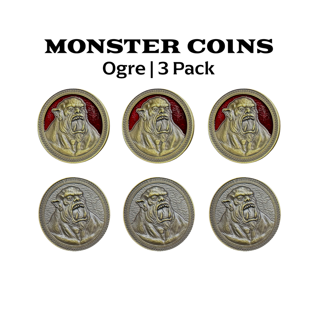 Monster Coins - Ogre - 3 Pack