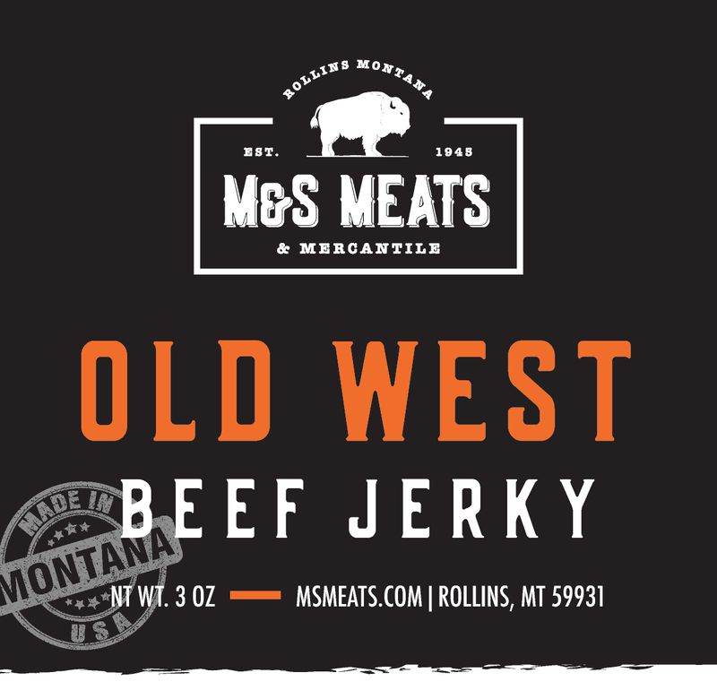 Old West Beef Jerky - 1/4 lb. (4 oz)