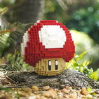 Life-Sized Red Mushroom - Bricks & Instructions