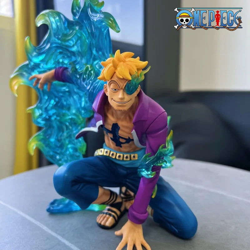 One Winged Immortal Phoenix Marco Anime Figure, One Piece Figurines Action PVC Gk 20CM