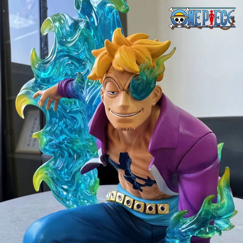 One Winged Immortal Phoenix Marco Anime Figure, One Piece Figurines Action PVC Gk 20CM