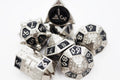 Dice 51: Onyx Ethers - Metal RPG Dice Set - 