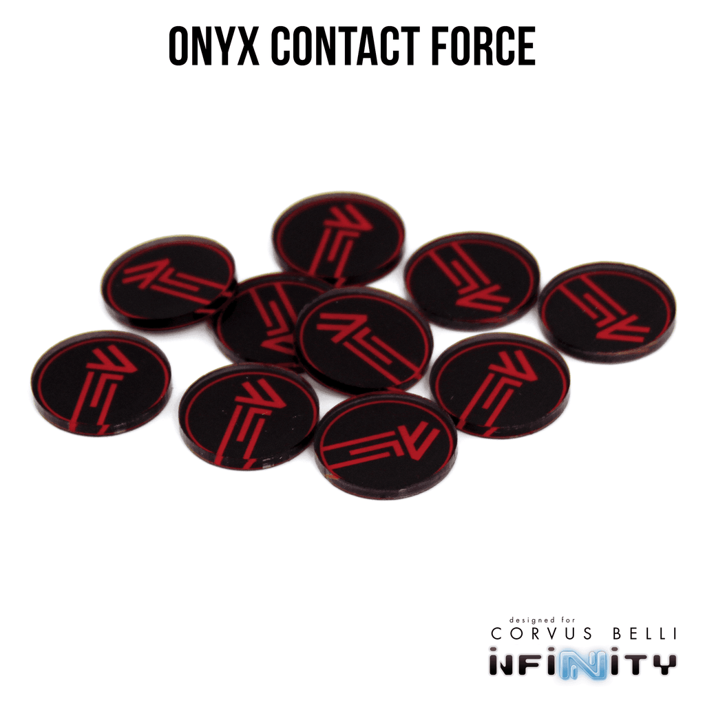 N4 Faction Markers - Onyx Contact Force / 25mm / Single